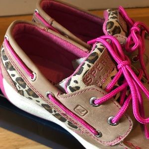 Pink Leopard Print Sperry’s